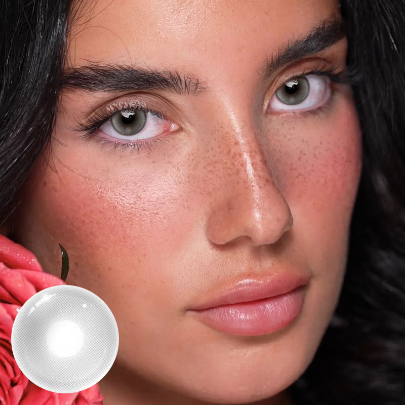 MYEYEBB Monaco Graue farbige Kontaktlinsen mit Sehstärke - image 2