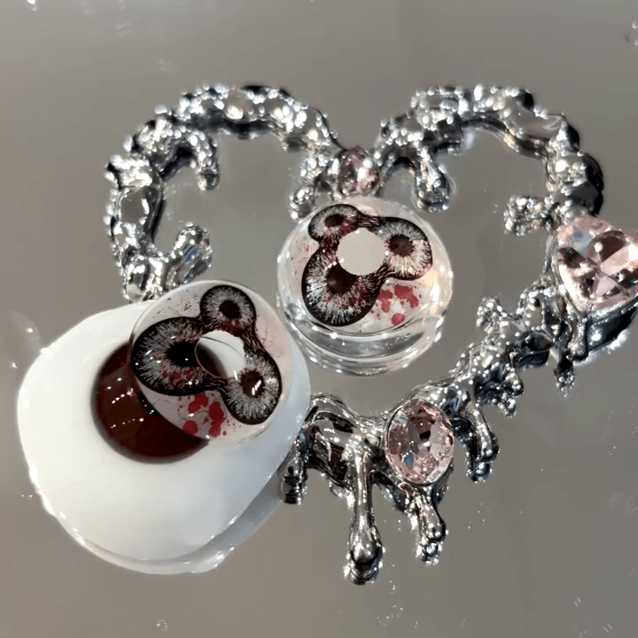 MYEYEBB Devil's Triple Black Cosplay Prescription Farbige Kontaktlinsen - image 5