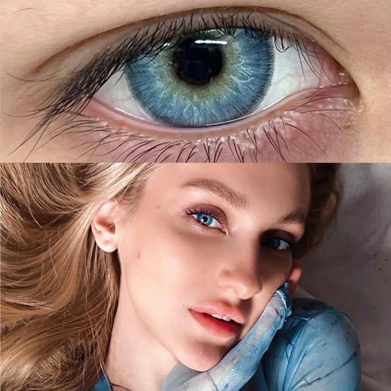 MYEYEBB Nocturne Blue Farbige Kontaktlinsen mit Sehstärke 丨 6 Monate - image 5