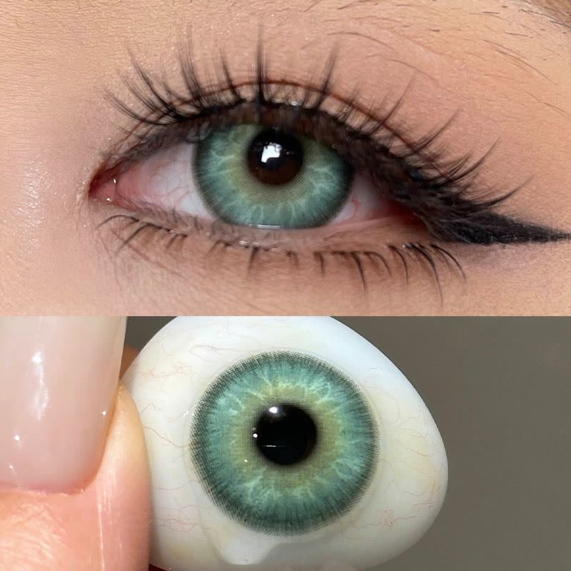 MYEYEBB Nocturne Green Farbige Kontaktlinsen mit Sehstärke 丨 6 Monate - image 5