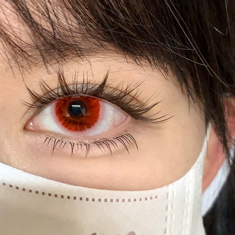 MYEYEBB Blood Eclipse Red Cosplay Farbige Kontaktlinsen für 1 Tag - image 3