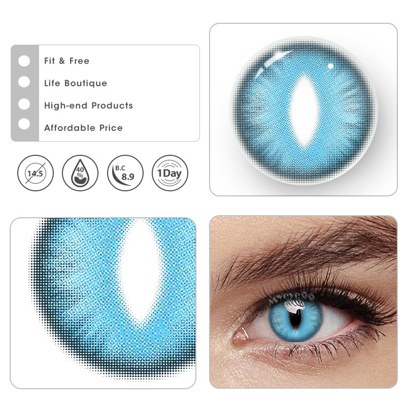 MYEYEBB Dragon Eye Blue Cosplay Farbige Kontaktlinsen für 1 Tag - image 6