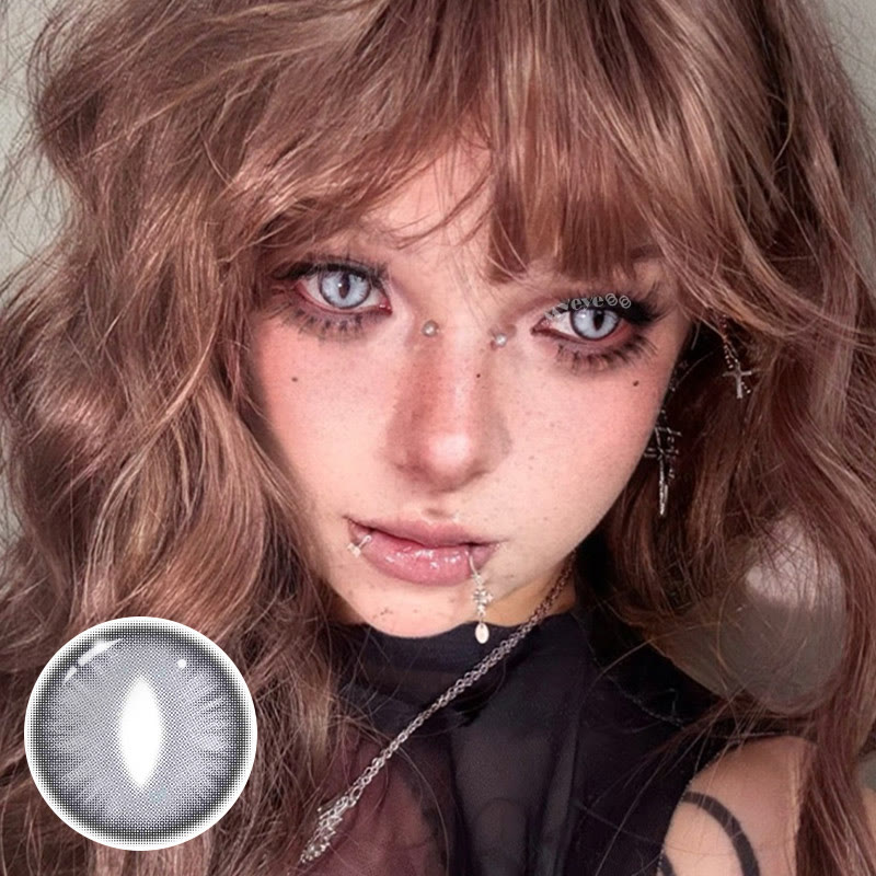 MYEYEBB Drachenauge Grau Cosplay Farbige Kontaktlinsen für 1 Tag - image 2