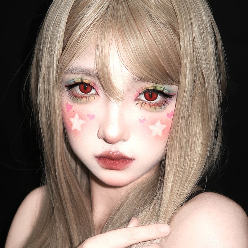 MYEYEBB Dragon Eye Red Cosplay Farbige Kontaktlinsen für 1 Tag - image 4