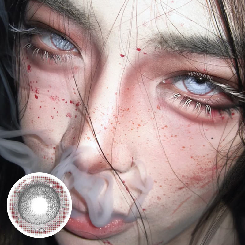 MYEYEBB Mythic Eye Graue Cosplay Farbige Kontaktlinsen für 1 Tag - image 2