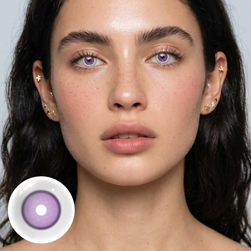 MYEYEBB Porzellanpuppe Violett Cosplay Farbige Kontaktlinsen - image 2