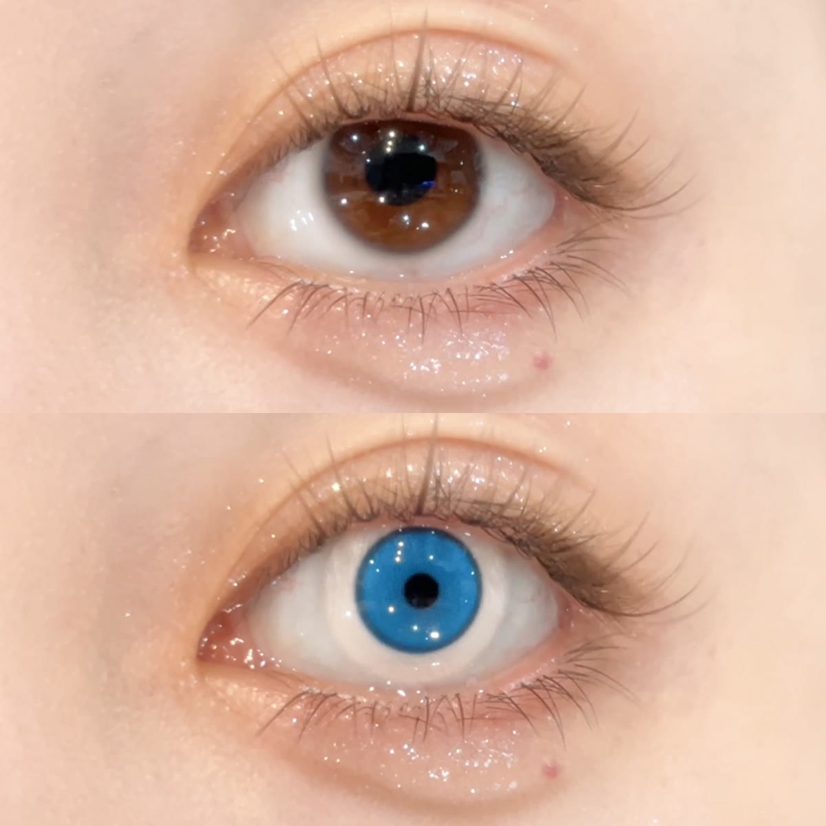 MYEYEBB Porzellanpuppe Blaue Cosplay Farbige Kontaktlinsen - image 2