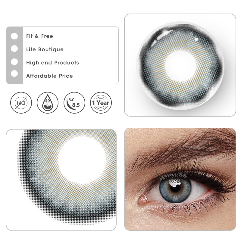MYEYEBB Foxy Dunkelgraue Farbkontaktlinsen - image 9