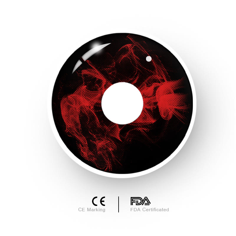 MYEYEBB Blutschwarze Cosplay-Kontaktlinsen mit Sehstärke | 1 Tag - image 8