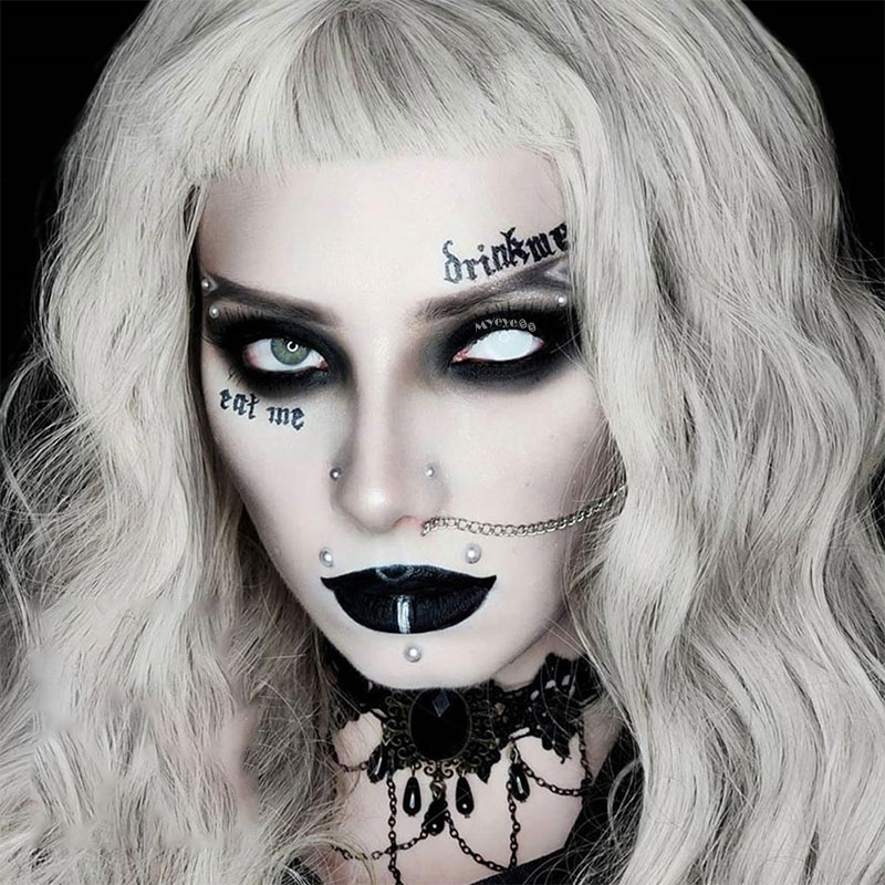 MYEYEBB Blind Mini Sclera White Out Cosplay Farbige Kontaktlinsen - image 5