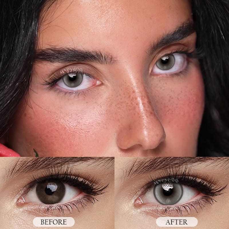 MYEYEBB Monaco Graue farbige Kontaktlinsen mit Sehstärke - image 3