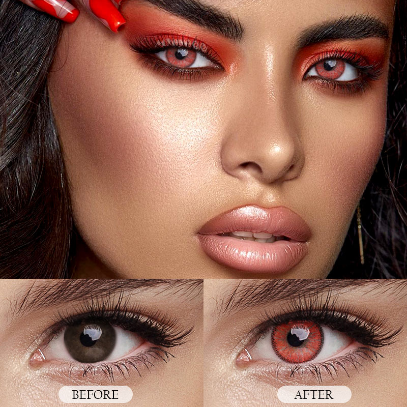 MYEYEBB Magic Hour II Vika Ruby Verordnung farbige Kontaktlinsen - image 6