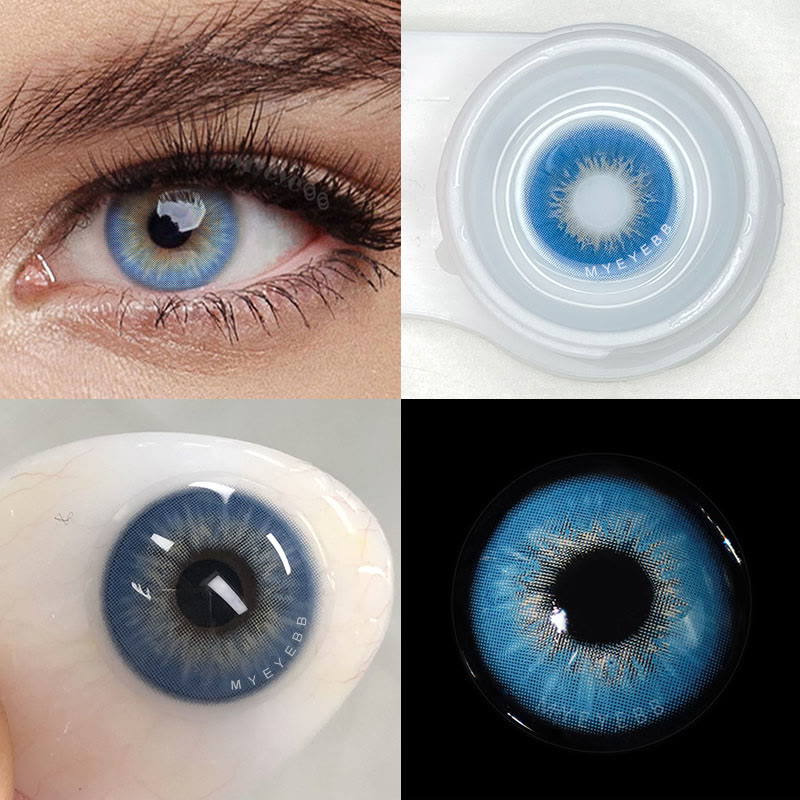 MYEYEBB Sin Blue Prescription Coloured Contact Lenses - image 5