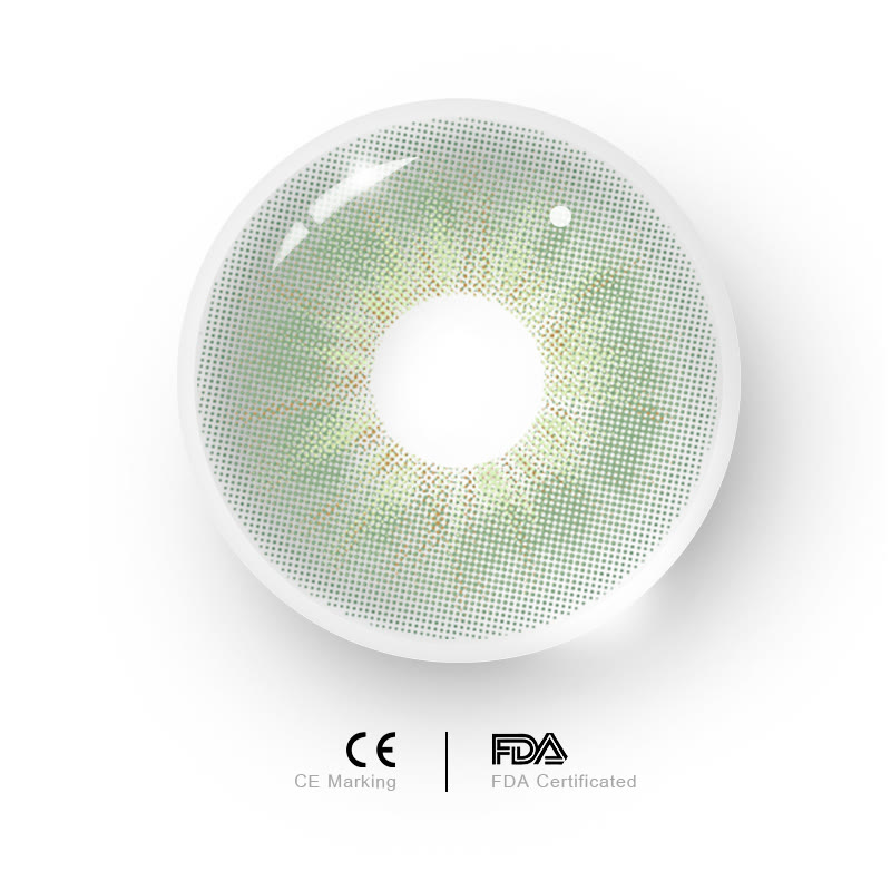 MYEYEBB Starlens Grüne farbige Kontaktlinsen mit Sehstärke - image 5