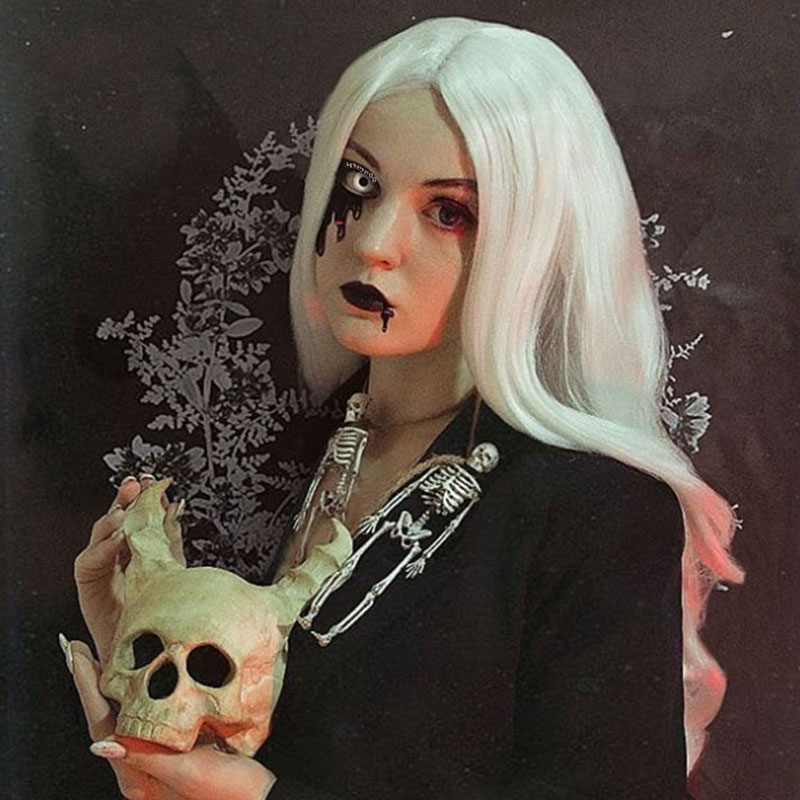 MYEYEBB White Block Prescription Cosplay farbige Kontaktlinsen mit Sehstärke - image 18