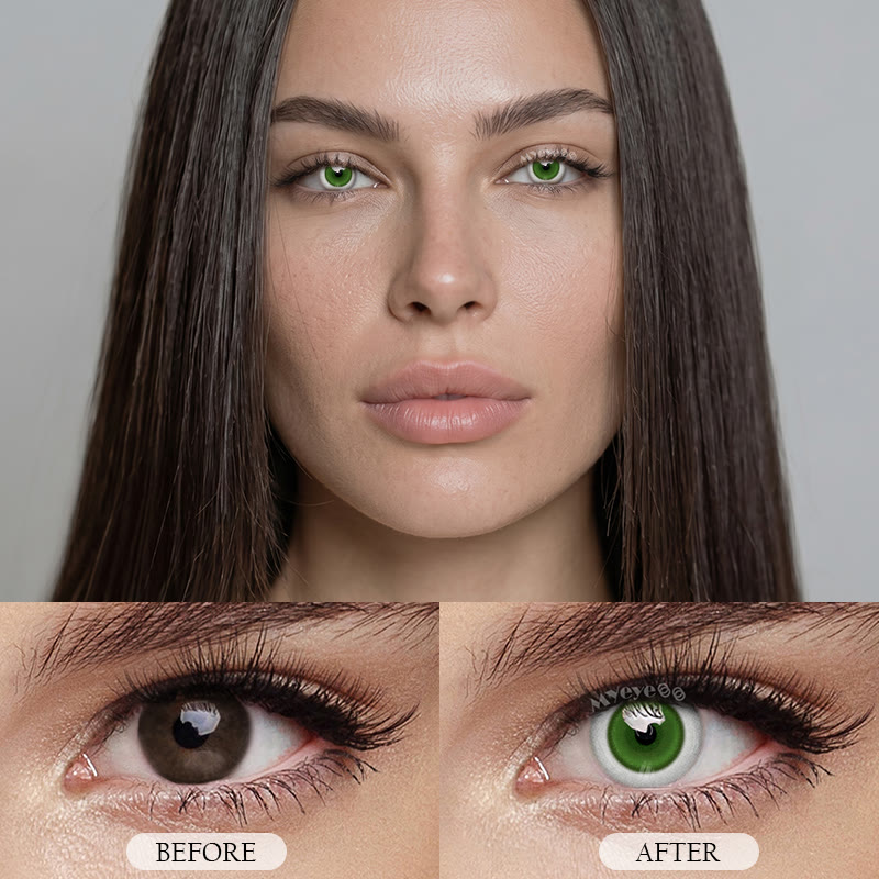 MYEYEBB Porzellanpuppe Grüne Cosplay Farbige Kontaktlinsen - image 3