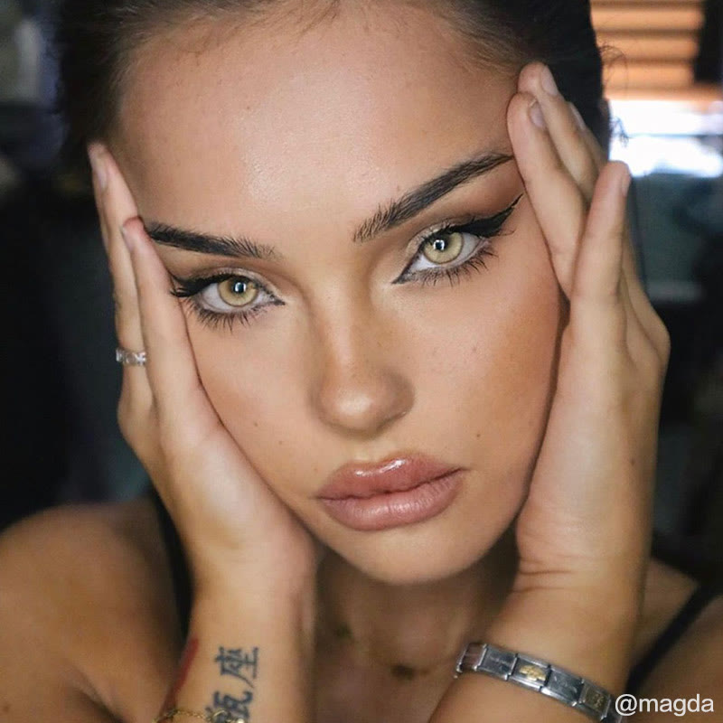 MYEYEBB Magic Coral Gold Brown Verschreibungspflichtige Farbkontaktlinsen - image 3