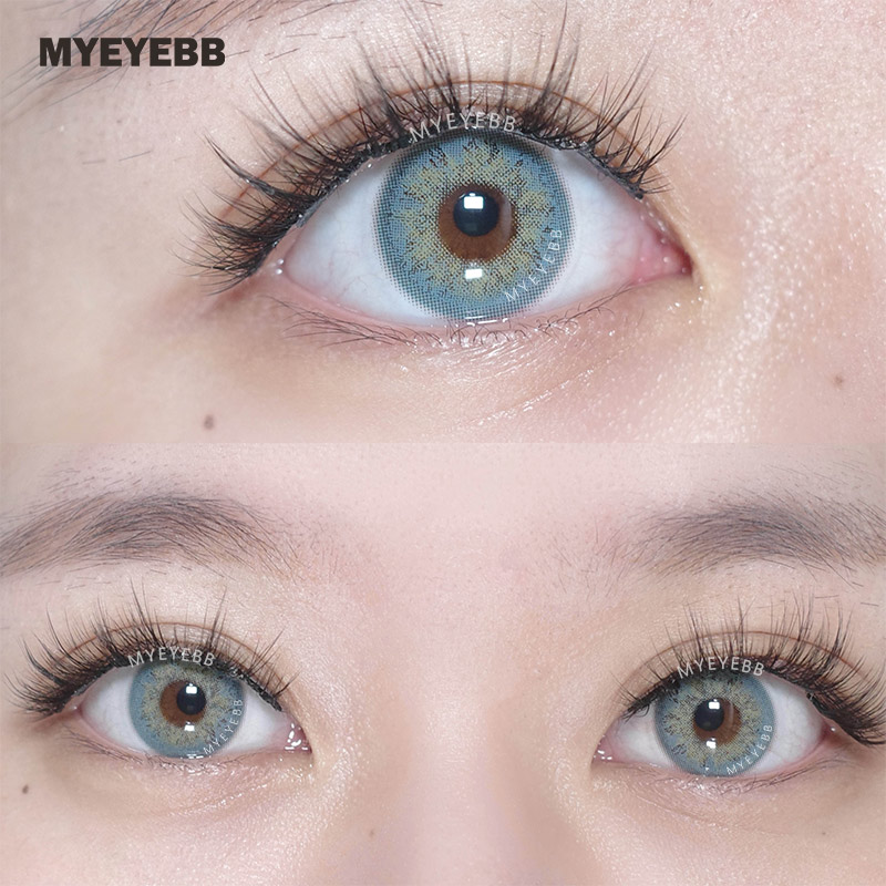 MYEYEBB Russian Girl Blue Prescription Colored Contact Lenses - image 4