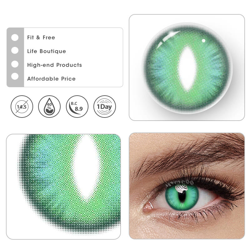 MYEYEBB Dragon Eye Grüne Cosplay Farbige Kontaktlinsen für 1 Tag - image 6