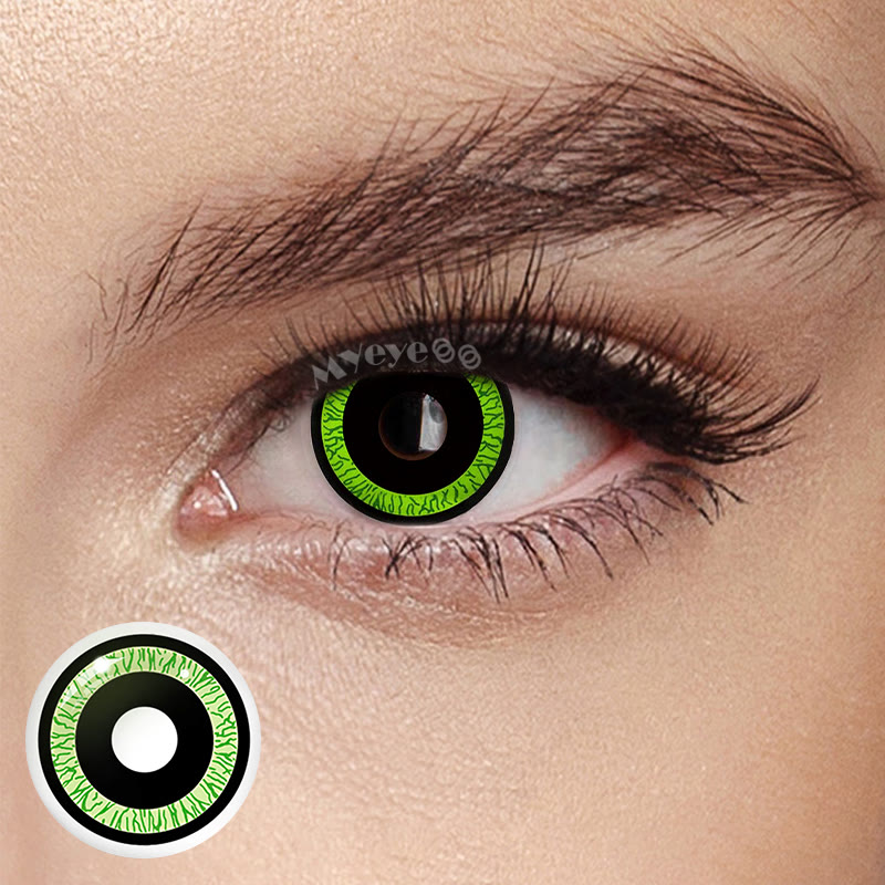 MYEYEBB Nebulos Green Cosplay Farbig Kontaktlinsen - image 1