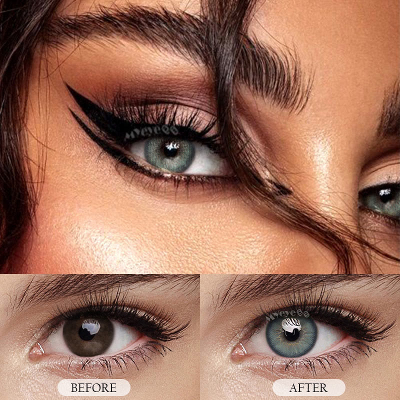 MYEYEBB Deepwater Zone Blue verschreibungspflichtige farbige Kontaktlinsen - image 7