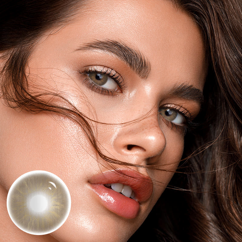 MYEYEBB Eros Brown Prescription Colored Contact Lenses - image 2