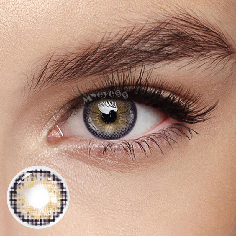 MYEYEBB Sizilianisch Braune Verschreibungspflichtige Farbige Kontaktlinsen - Sizilianisch Braun - -8.00 - LM34_BN - image 1