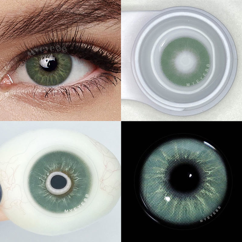 MYEYEBB Eros Green Prescription Colored Contact Lenses - image 8
