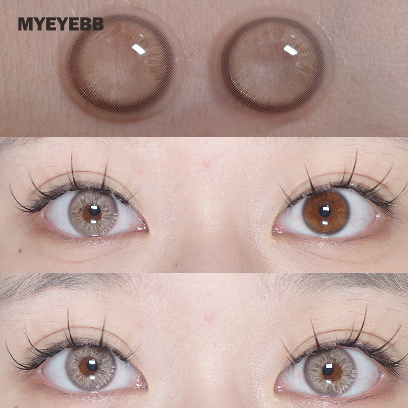 MYEYEBB Unspoken Mirage Brown Prescription Farbige Kontaktlinsen - image 4
