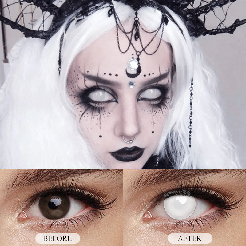 MYEYEBB Blind Mini Sclera White Out Cosplay Farbige Kontaktlinsen - image 18