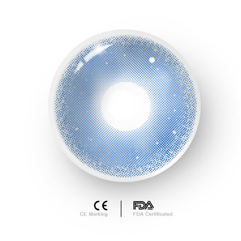 MYEYEBB Lunar Glitter Blue Farbige Kontaktlinsen mit Sehstärke - image 7