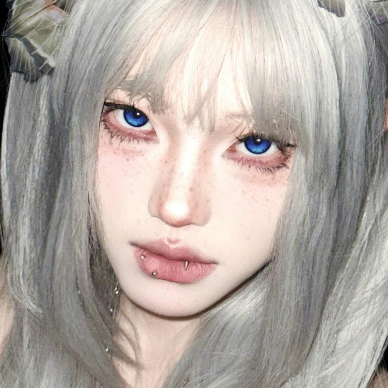 MYEYEBB Butterfly Petal Blue Farbige Kontaktlinsen mit Korrektur | 6 Monate - image 7