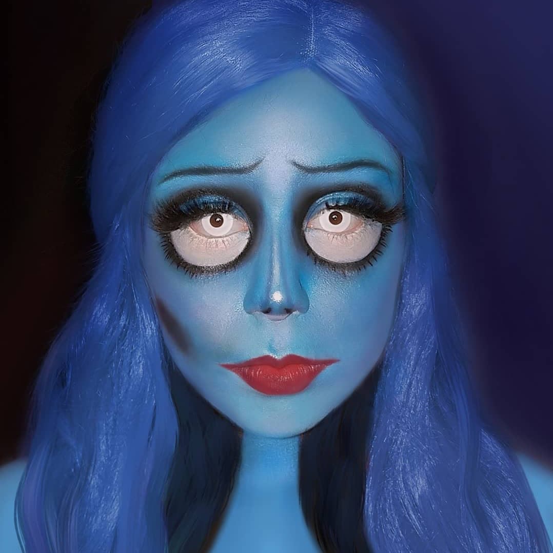 MYEYEBB White Block Prescription Cosplay farbige Kontaktlinsen mit Sehstärke - image 1