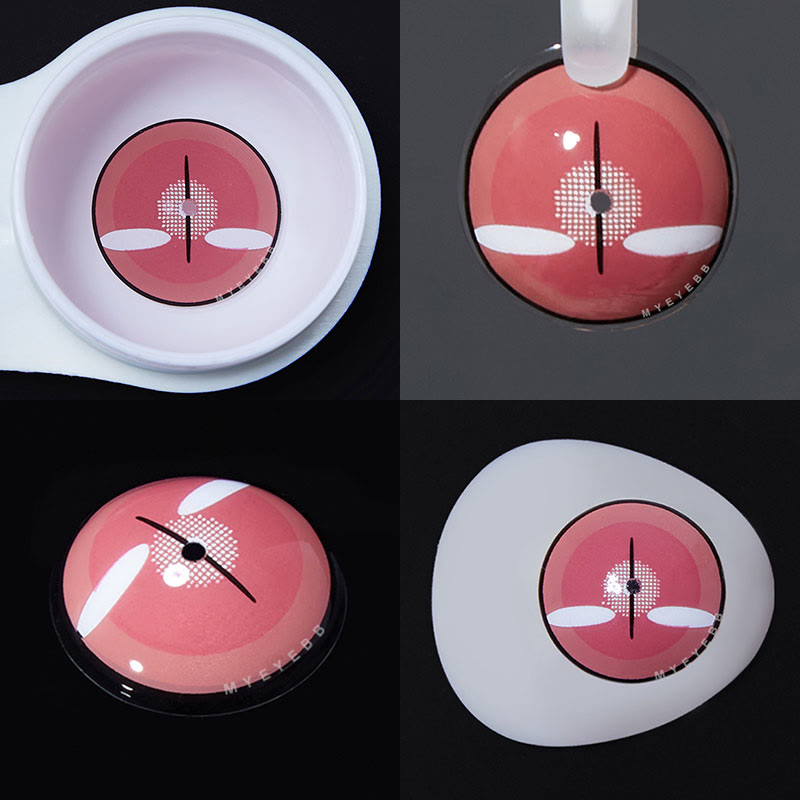 MYEYEBB Blind Nezuko Demon Verschreibungspflichtige Cosplay Farbige Kontaktlinsen - image 5