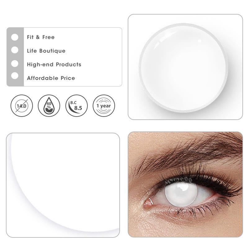 MYEYEBB Blind Mini Sclera White Out Cosplay Farbige Kontaktlinsen - image 19