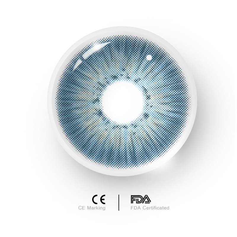 MYEYEBB New York III Blue Prescription Colored Contact Lenses - image 11