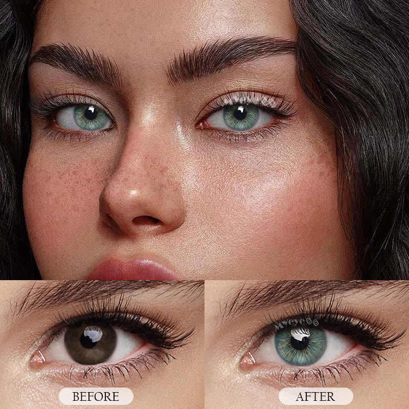MYEYEBB Mar Iris Grün Farbige Kontaktlinsen - image 7