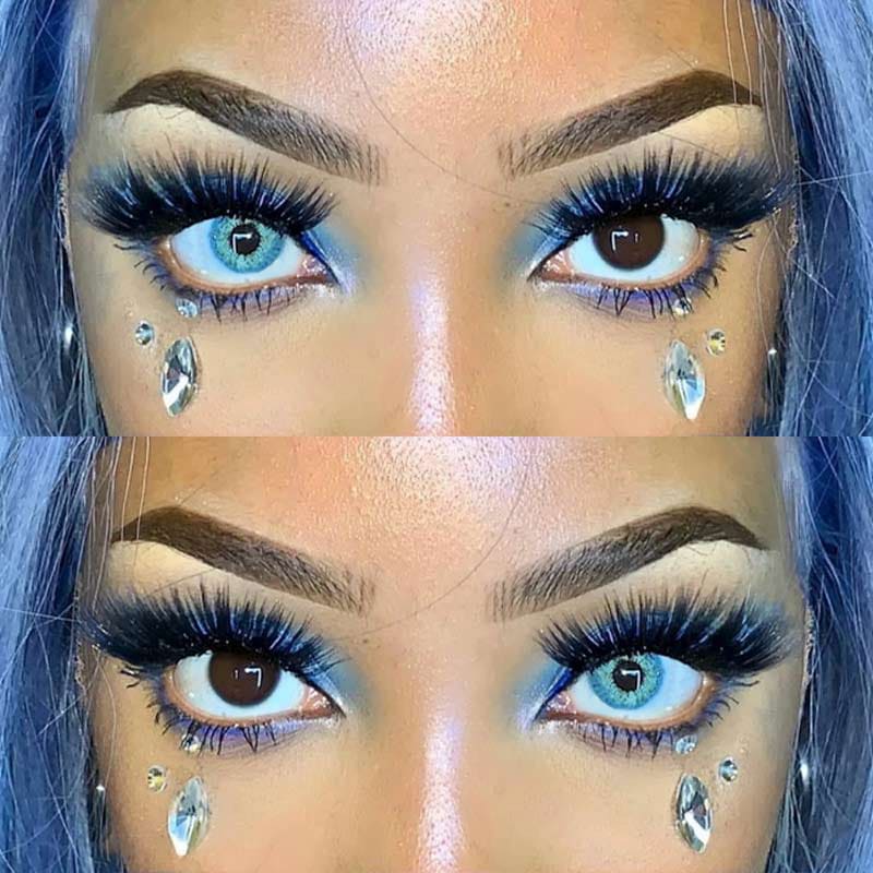 MYEYEBB Ocean Blue verschreibungspflichtige farbige Kontaktlinsen - image 5