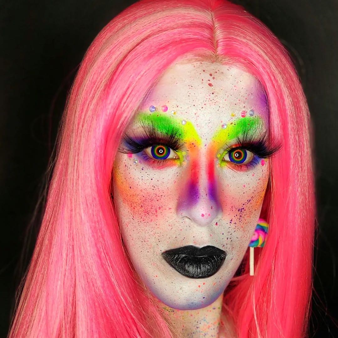 MYEYEBB Circle Rainbow verschreibungspflichtige farbige Kontaktlinsen für Cosplay - image 3