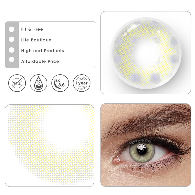 MYEYEBB Aurora Sky Grey Farbige Kontaktlinsen mit Sehstärke - image 4