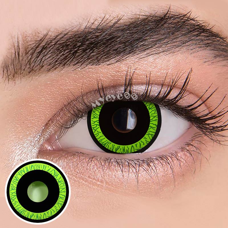 MYEYEBB Nebulos Green Cosplay Farbig Kontaktlinsen - image 9