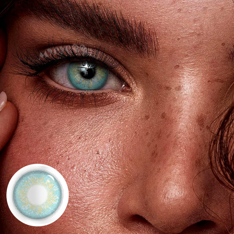 MYEYEBB Russian Girl Blue Prescription Colored Contact Lenses - image 2