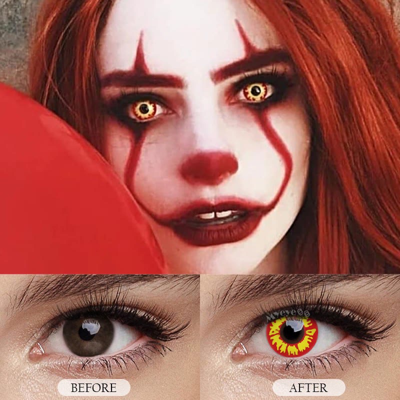 MYEYEBB Flame Prescription Cosplay - Farbige Kontaktlinsen mit Sehstärke - image 5