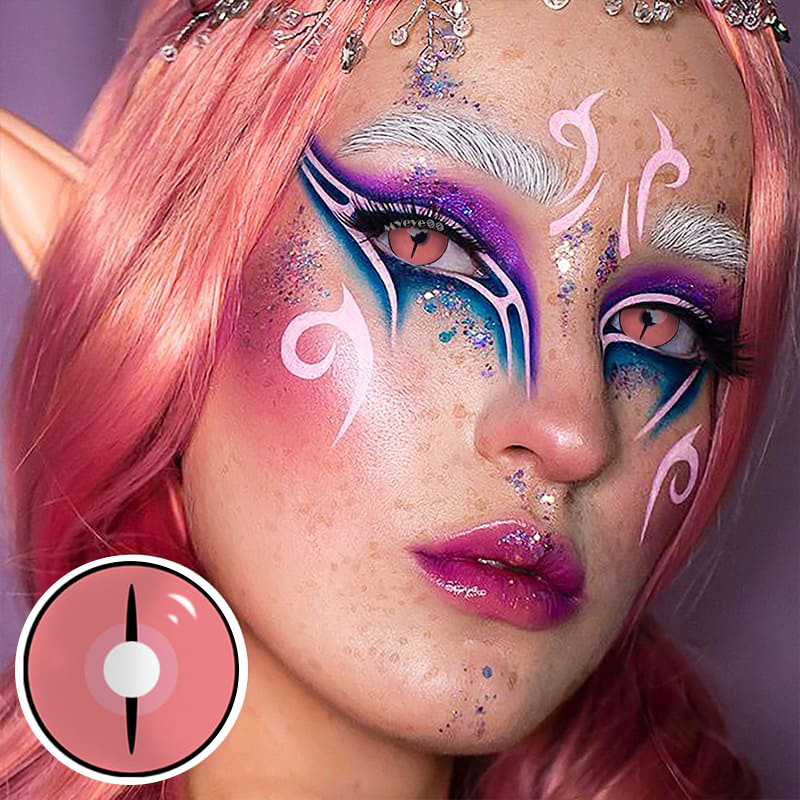 MYEYEBB Blind Kamado Nezuko Ghost Prescription Cosplay Farbige Kontaktlinsen - image 13