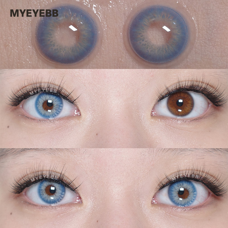 MYEYEBB Sin Blue Prescription Coloured Contact Lenses - image 4