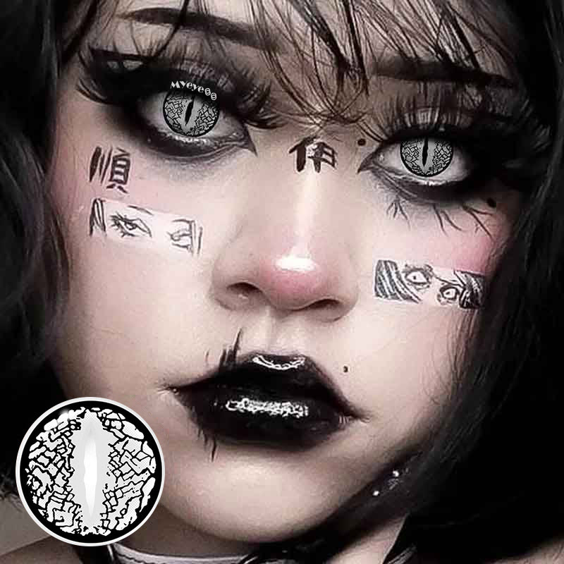 MYEYEBB Blind Lizard Eye Sliver Cosplay Kontaktlinsen - image 2