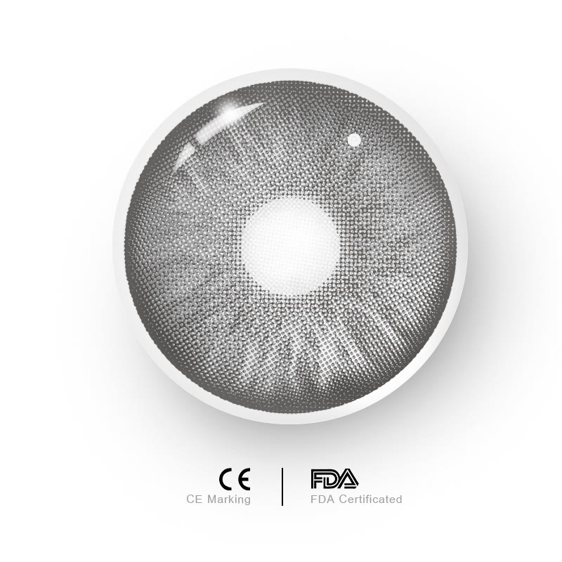 MYEYEBB Mintgraue farbige Kontaktlinsen mit Sehstärke - image 5