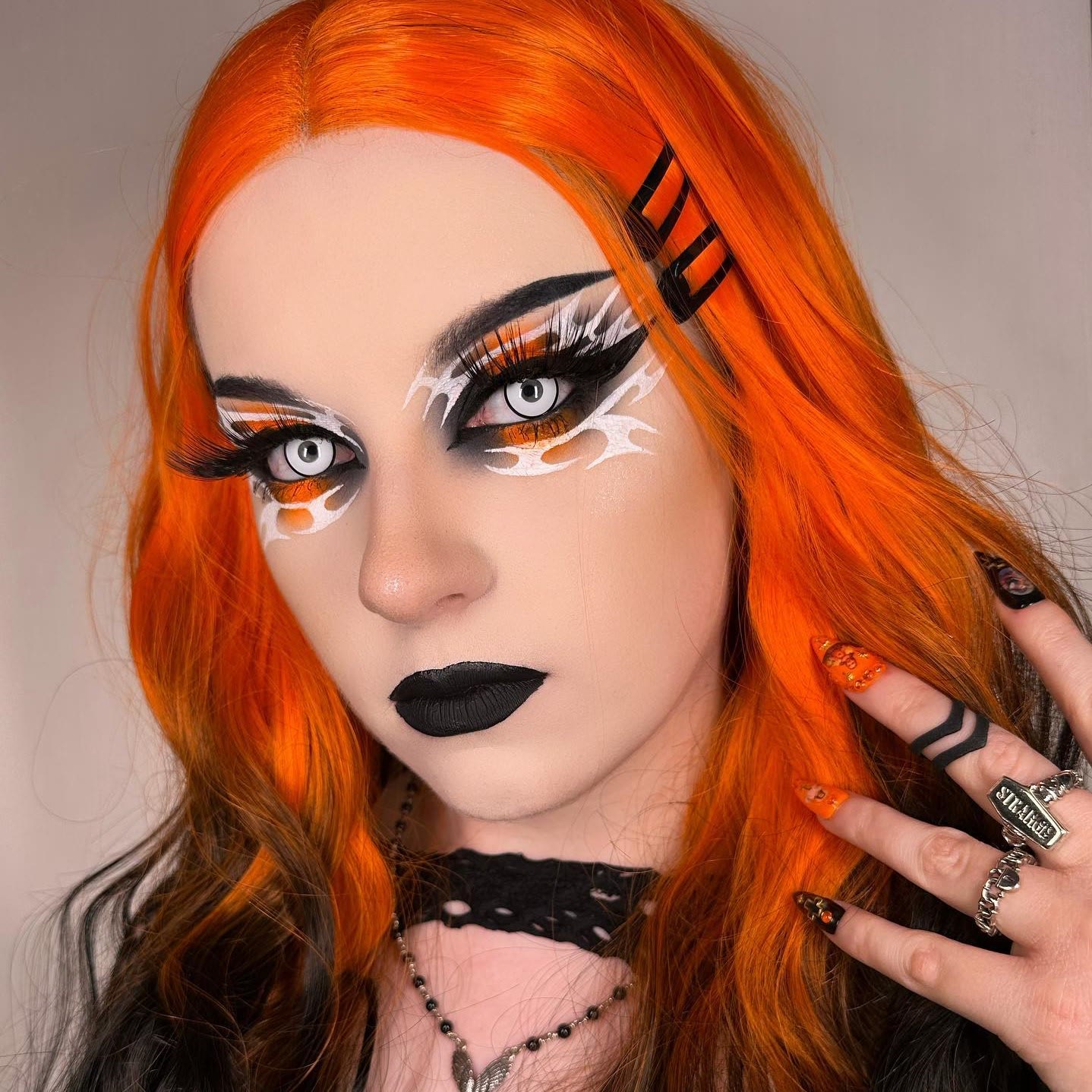 MYEYEBB White Manson Prescription Cosplay Farbige Kontaktlinsen - image 4