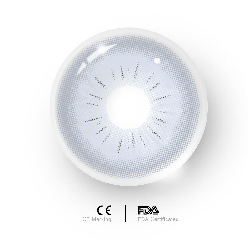 MYEYEBB Neo Sunflower Grey Prescription farbige Kontaktlinsen - image 8