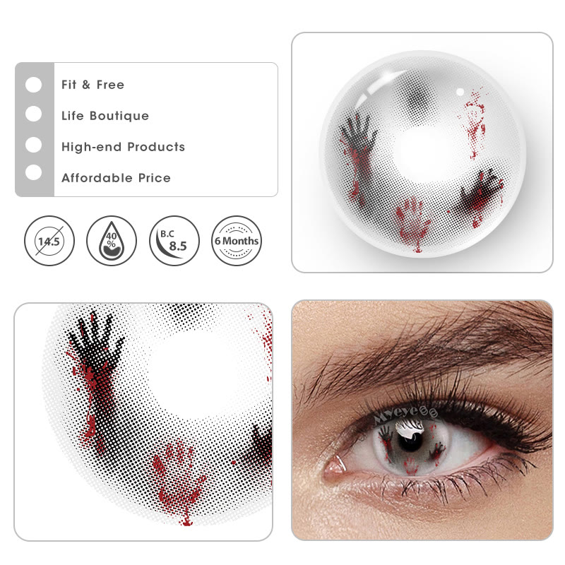 MYEYEBB Soul's Grasp Weiße Cosplay Farbige Kontaktlinsen für 6 Monate - image 7